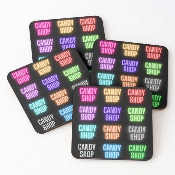 Item preview, Candy shop glowing inscriptions designed and sold by Sixcom.