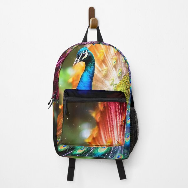 Item preview, Rainbow Peacock 2 designed and sold by Art by Lilia.
