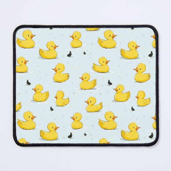 Item preview, Yellow Baby Duck in Blue Background , Animal, Pet, Wildlife, Seamless,Pattern, Cute Cat designed and sold by puppynpaw.