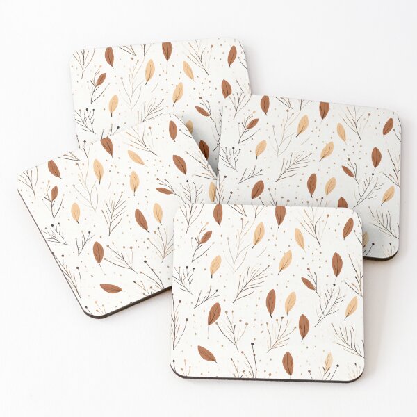 Item preview, Boho Fall Leaves Pattern designed and sold by artfulbitsbyk.