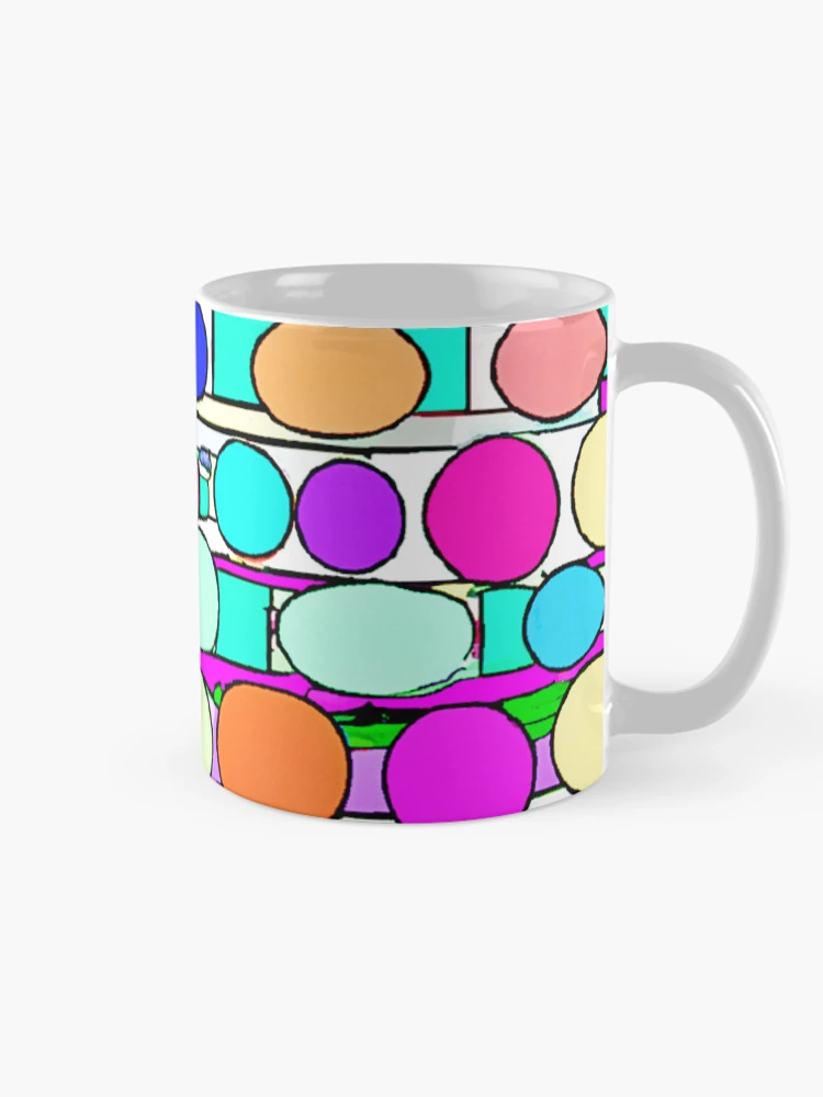 Thumbnail 3 of 6, Coffee Mug, Colorful Pattern Magic designed and sold by Health And Fitness Posts e-Store.