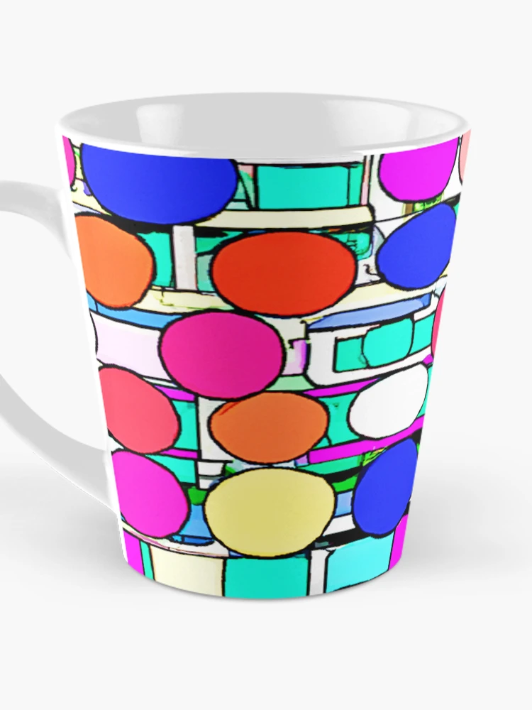 Thumbnail 3 of 4, Coffee Mug, Colorful Pattern Magic designed and sold by Health And Fitness Posts e-Store.