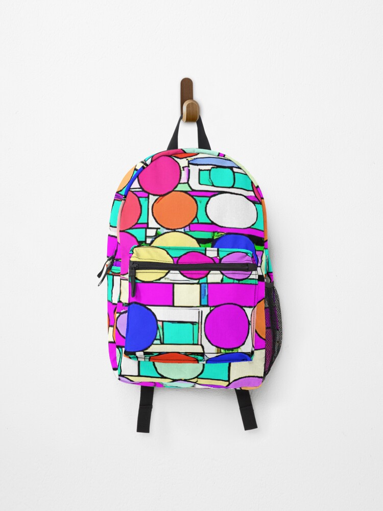 Thumbnail 1 of 3, Backpack, Colorful Pattern Magic designed and sold by Unique-Design-4.