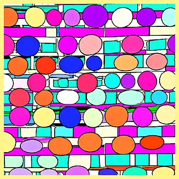 Artwork thumbnail, Colorful Pattern Magic by Health And Fitness Posts e-Store