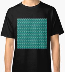 Rippled Aqua Classic T-Shirt