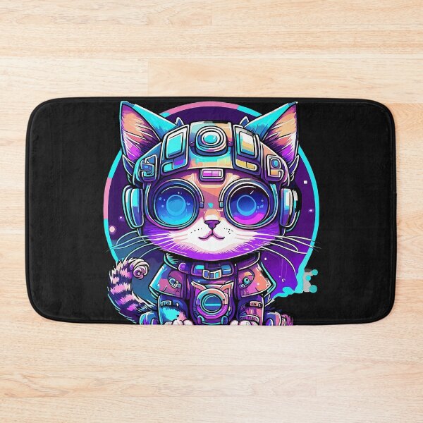 Item preview, Cat Cyborg Creations: Unveiling the Futuristic Feline Marvels! designed and sold by Watchara Aekcheen.