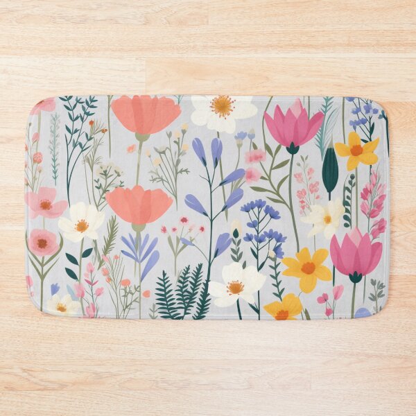 Item preview, (Non Pattern)Enchanted Flora: Boho Art Minimalist pastel-colored wildflowers. designed and sold by AlienSkinEyes.