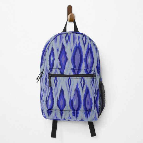 Item preview, Ikat blue ultramarine designed and sold by Alessandro Remo Mazzoni Remotextiles.
