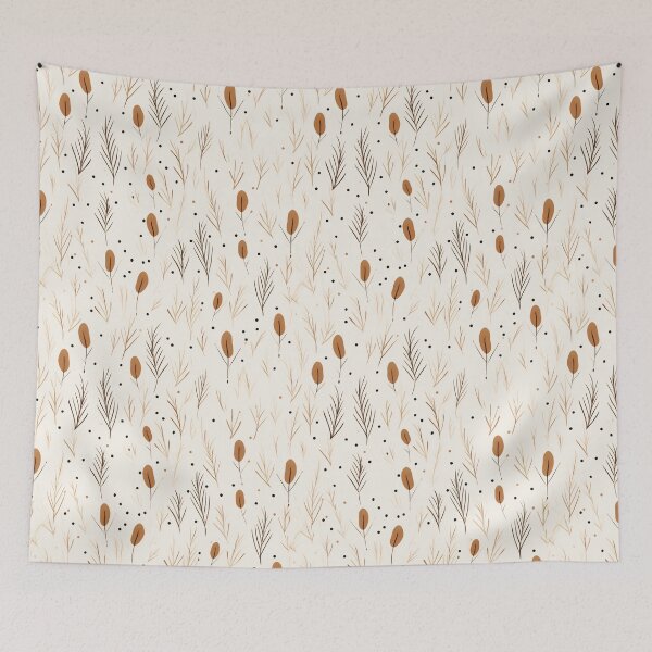 Item preview, Boho Fall Leaves Pattern designed and sold by artfulbitsbyk.