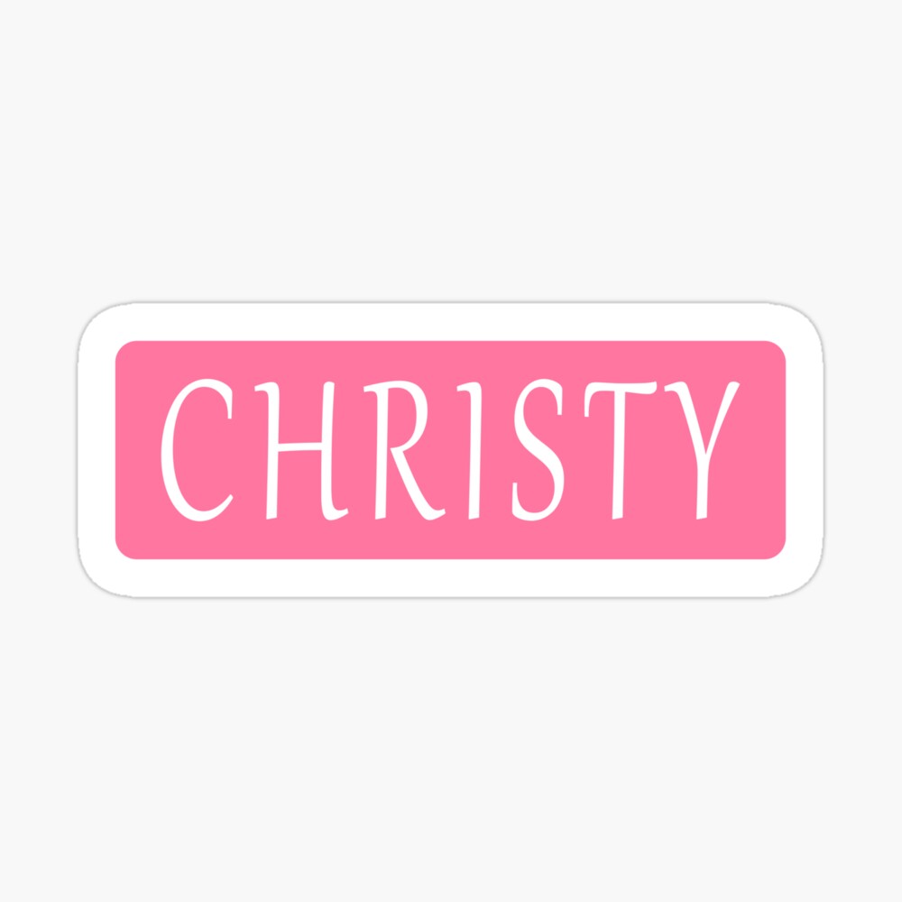 Christy Girls Name