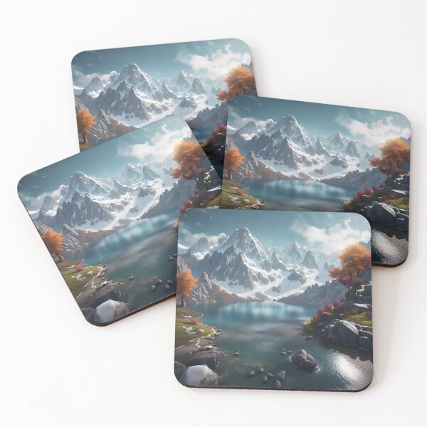 Item preview, Peak Serenity: Majestic Mountains and Alpine Waters designed and sold by Itsapizzart.