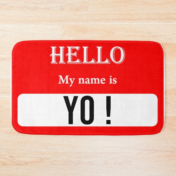 Item preview, Copy of Example POD name tag YO! designed and sold by JonathanP514.