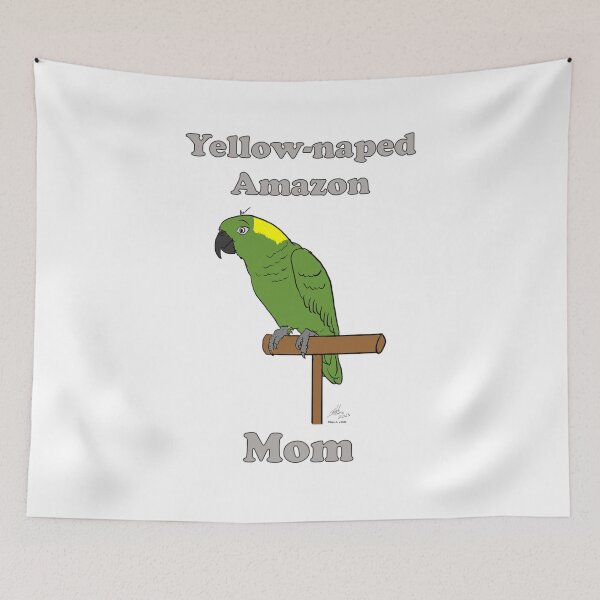 Item preview, Yellow-naped Amazon mom - Oscar Jones designed and sold by Laughing Parrot Studio.