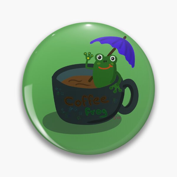 Item preview, The Coffee Frog. designed and sold by QueenSasi.