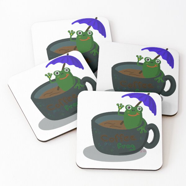 Item preview, The Coffee Frog. designed and sold by QueenSasi.
