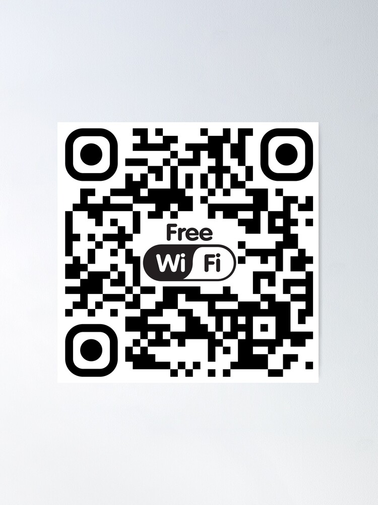 Rick Roll QR Code Wifi Sign Prank