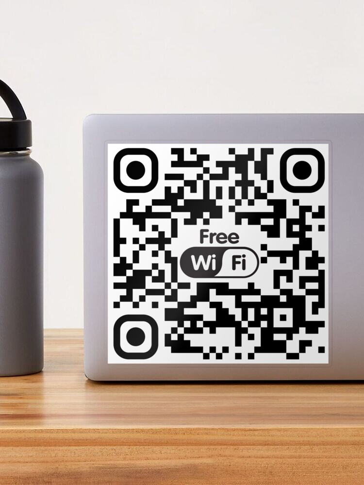  Rick Roll QR Code Wifi Sign Prank : Office Products