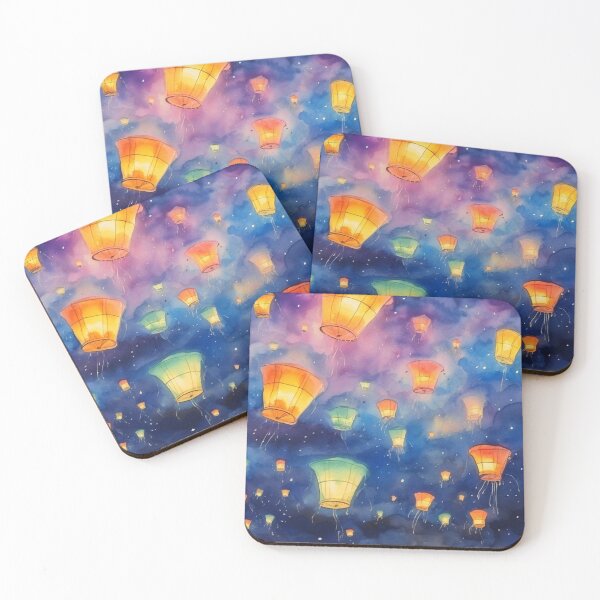 Item preview, Beautiful pastel Chinese sky lanterns designed and sold by RemoteStudio.