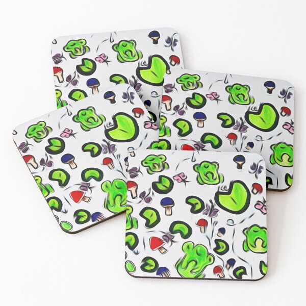 Item preview, Frog pattern 1 designed and sold by KLCdoodles.