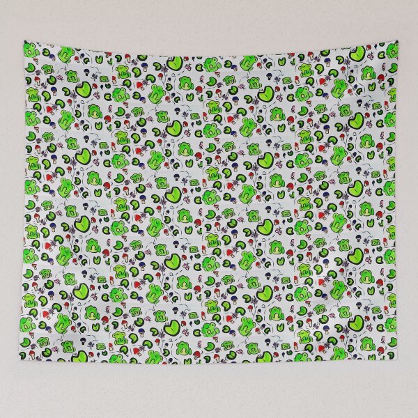 Item preview, Frog pattern 1 designed and sold by KLCdoodles.