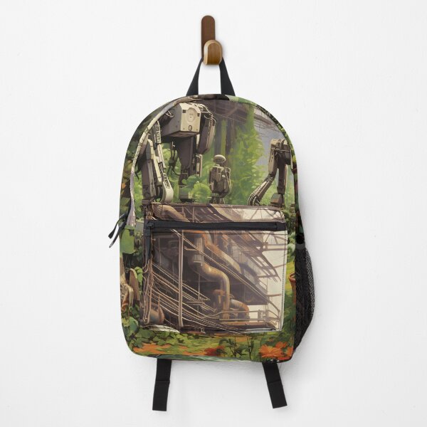 Item preview, Overgrown Post-apocalyptic Robot Factory designed and sold by Je-we.