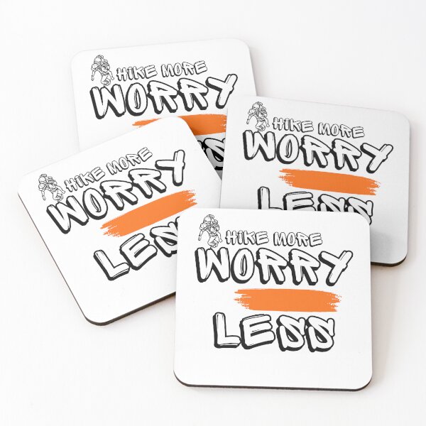 Item preview, "Hike more, worry less." designed and sold by Creation Artful.