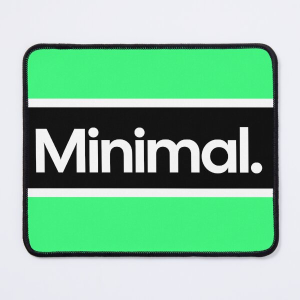 Item preview, Minimal Text designed and sold by unhombreocioso.
