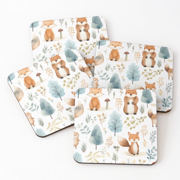 Artikelvorschau, Woodland Friends nahtloses digitales Papier entworfen und verkauft von Damingshop.