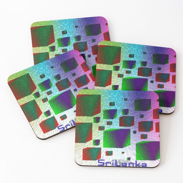 Item preview, Scattered colorful boxes in the background designed and sold by Bigrow.