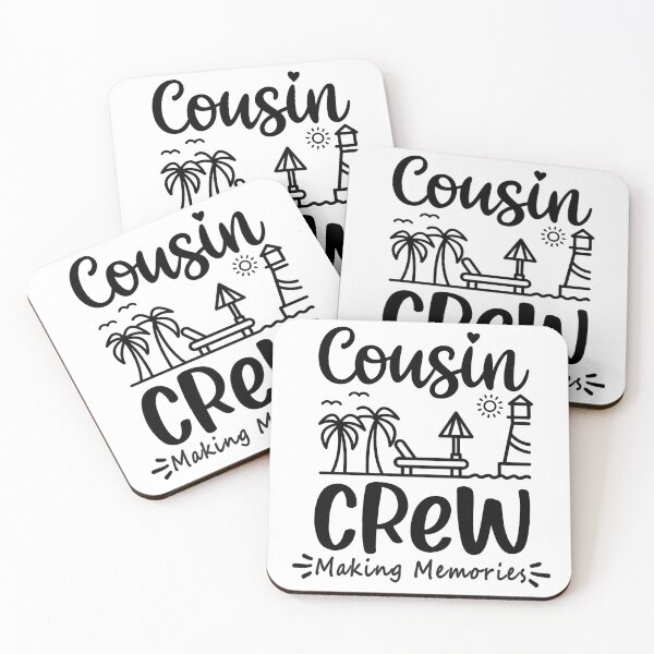 Item preview, Cousin Crew for  Family Reunion Vacation Trip Summer Beach Camp Travel Holiday designed and sold by ARTsPlural.