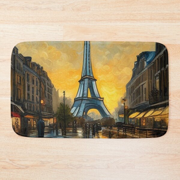Item preview, Paris abstract art street scene with Eiffel Tower designed and sold by JackFreestone.
