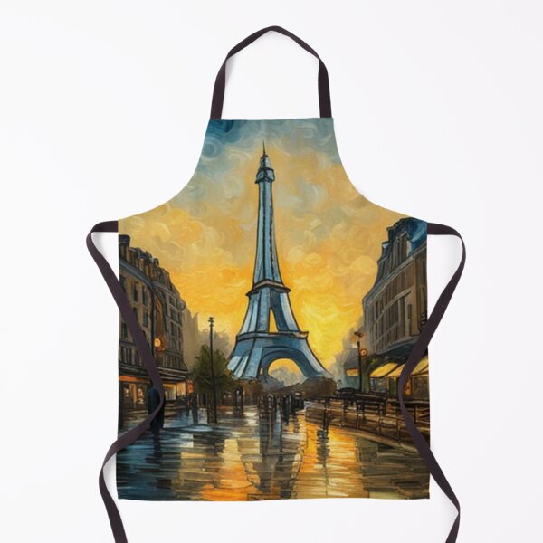 Item preview, Paris abstract art street scene with Eiffel Tower designed and sold by JackFreestone.