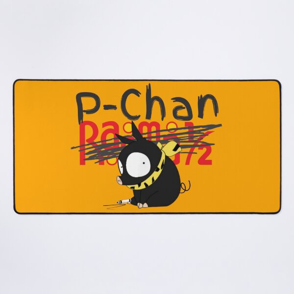 Item preview, P-Chan Ranma Logo SILLYFUN ON REDBUBBLE.COM (Orange Background) (LOWER QUALITY IF STOLEN) designed and sold by SillyFun.