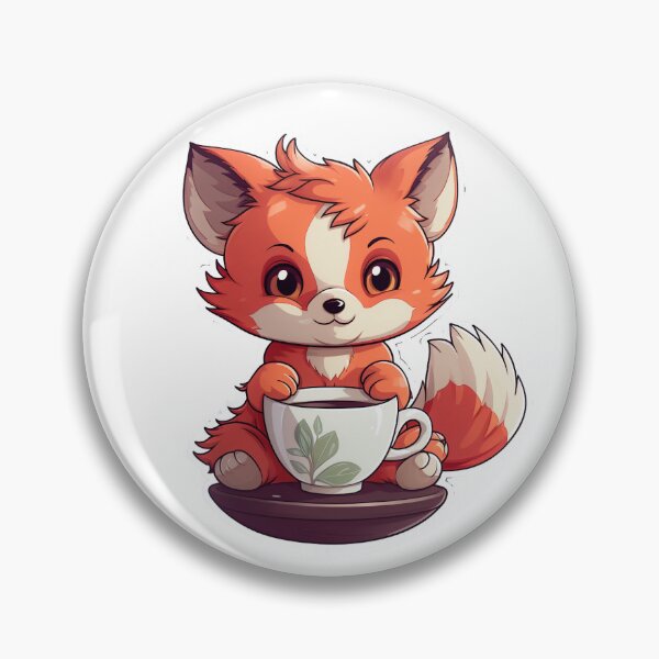Item preview, Tea Cup Fox designed and sold by Dee-Tea.