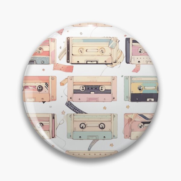 Item preview, Cassette Tape Pop Retro designed and sold by Popote Madame.