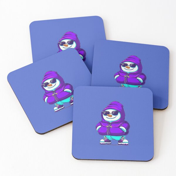 Item preview, cool snowman purple designed and sold by ONIX23.