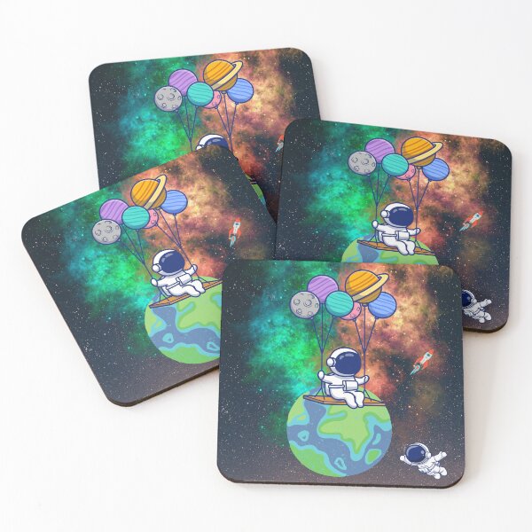 Item preview, Astronaut Space Swinging in the Nebulas designed and sold by Benjamin Seward.