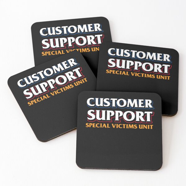 Item preview, Customer Support Special Victims Unit Job IT Support Help Desk designed and sold by SuperFreshArt.