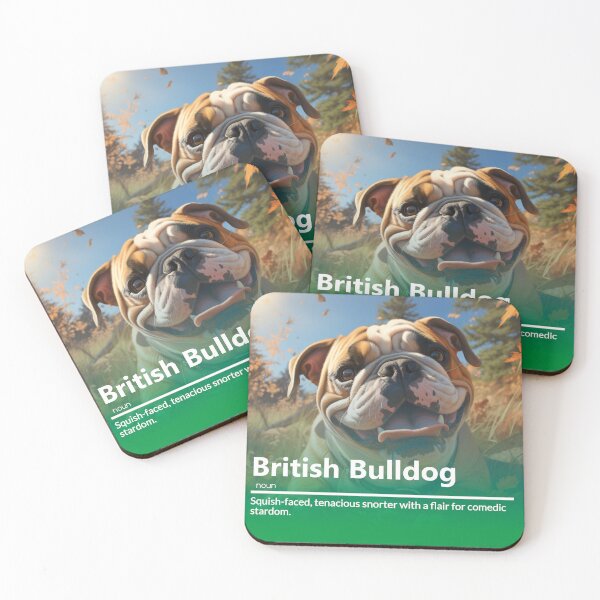 Item preview, British Bulldog - The Snorty Comedian designed and sold by calharborne.