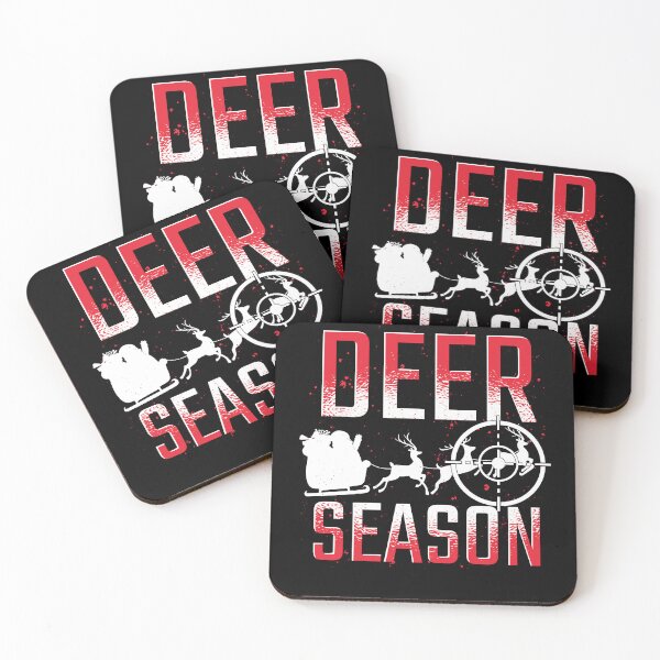 Item preview, Deer Season Christmas Xmas Funny Hunting Hunter designed and sold by SuperFreshArt.