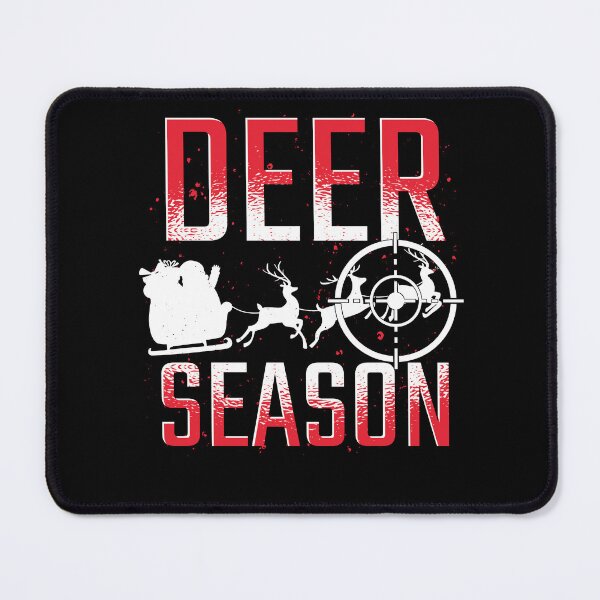 Item preview, Deer Season Christmas Xmas Funny Hunting Hunter designed and sold by SuperFreshArt.