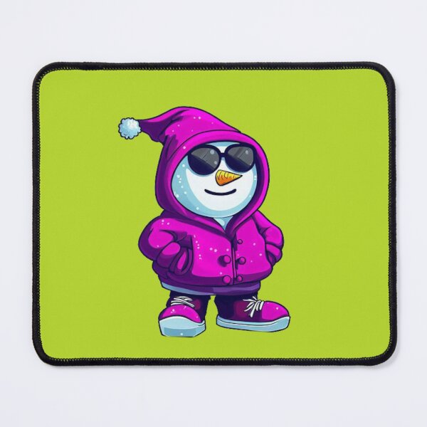Item preview, cool magenta snowman designed and sold by ONIX23.