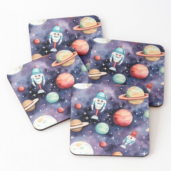 Item preview, Space  Adventure seamless digital paper designed and sold by Damingshop.