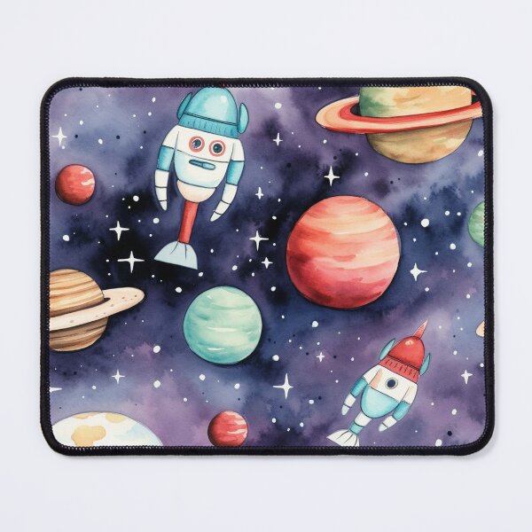 Item preview, Space  Adventure seamless digital paper designed and sold by Damingshop.