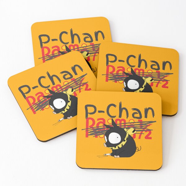 Item preview, P-Chan Ranma Logo SILLYFUN ON REDBUBBLE.COM (Orange Background) (LOWER QUALITY IF STOLEN) designed and sold by SillyFun.