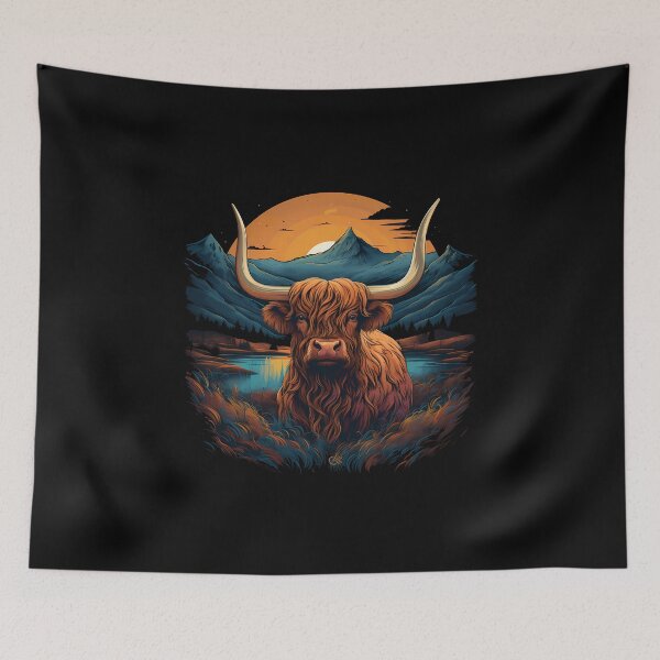 Item preview, Highland Cow - Painting Style designed and sold by anass002.