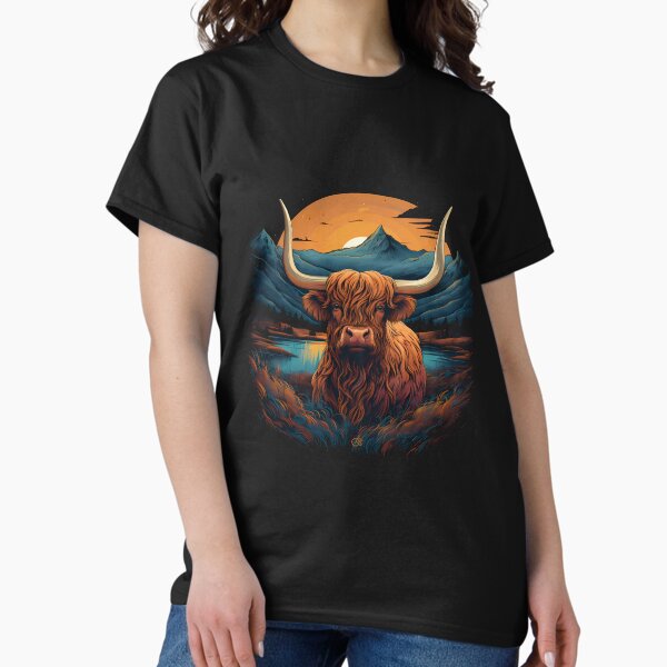 Item preview, Highland Cow - Painting Style designed and sold by anass002.