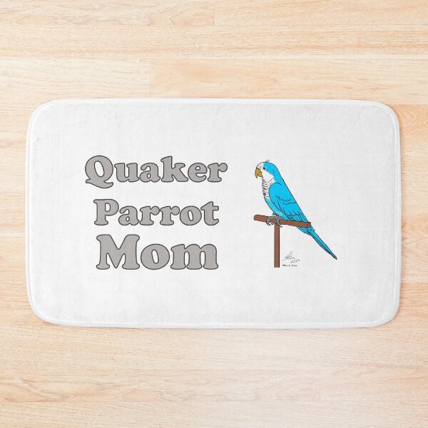 Item preview, Blue Quaker Parrot Mom - Oscar Jones designed and sold by Laughing Parrot Studio.