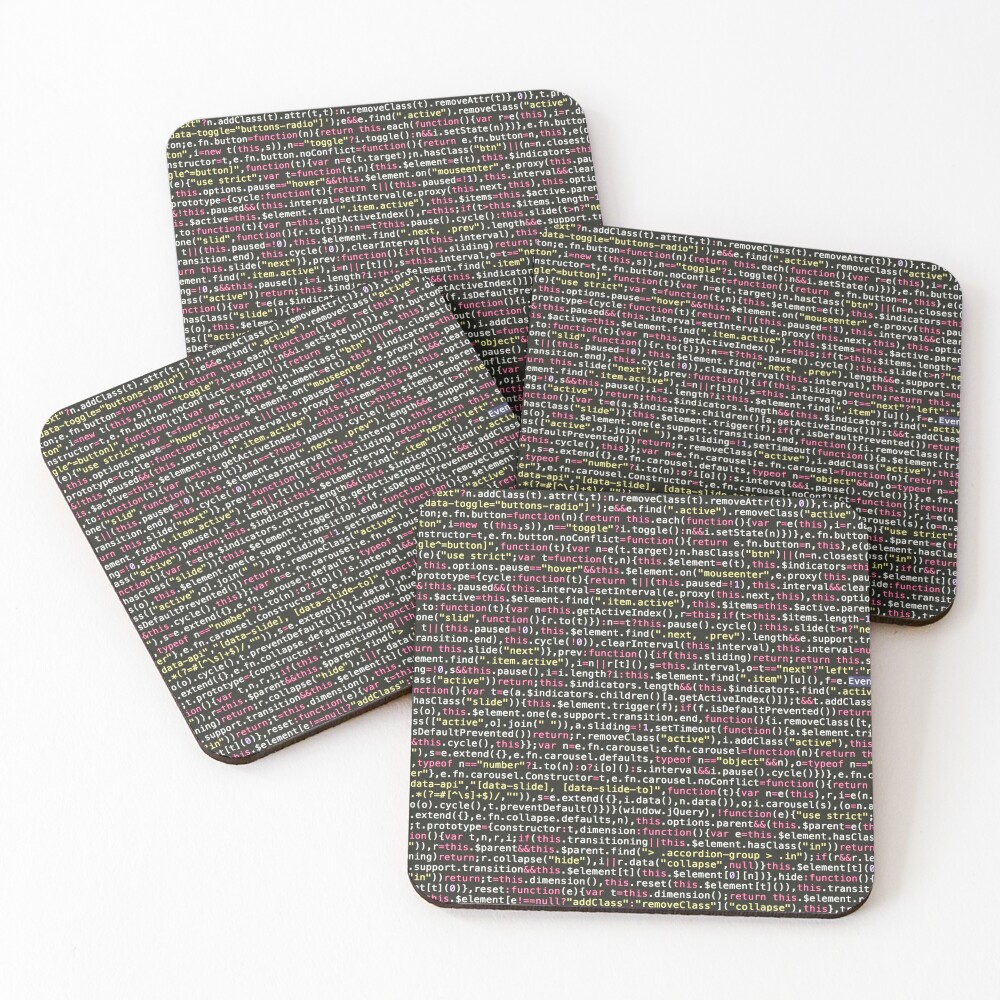 Item preview, Coasters (Set of 4) designed and sold by LazyLifestyle.