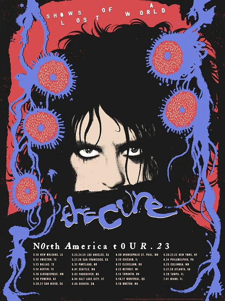 "the cure 2023 nyc city 07" Poster for Sale by sacorepiore Redbubble